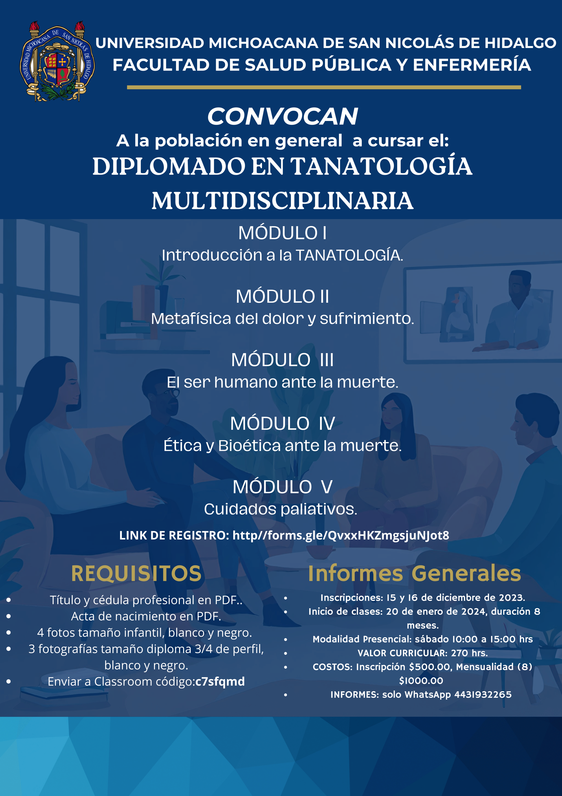 Diplomado en Tanatología Multidisciplinaria